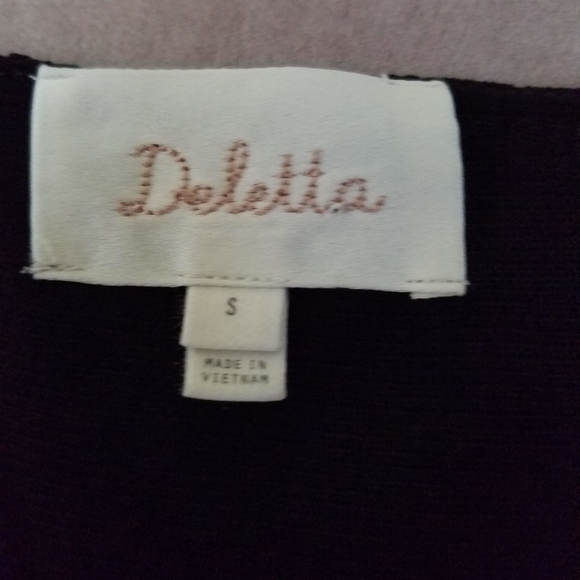 Anthropologie Deletta Whirled Mesh top S - Picture 4 of 5